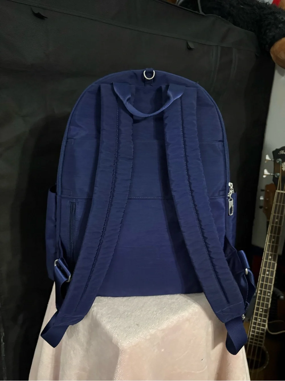 Baggallini Here And There Laptop Backpack RFID Navy